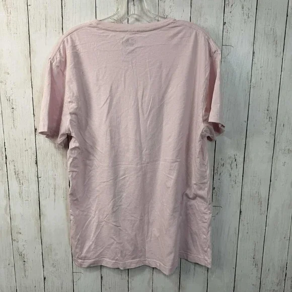 Women's Vapor95 Graphic T Shirt Manga Girl Anime Pink Tee Size Large - Picture 3 of 5